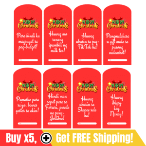 Witty Christmas Money Envelopes – 16pcs (Photopaper 115gsm Glossy, Assorted Designs)